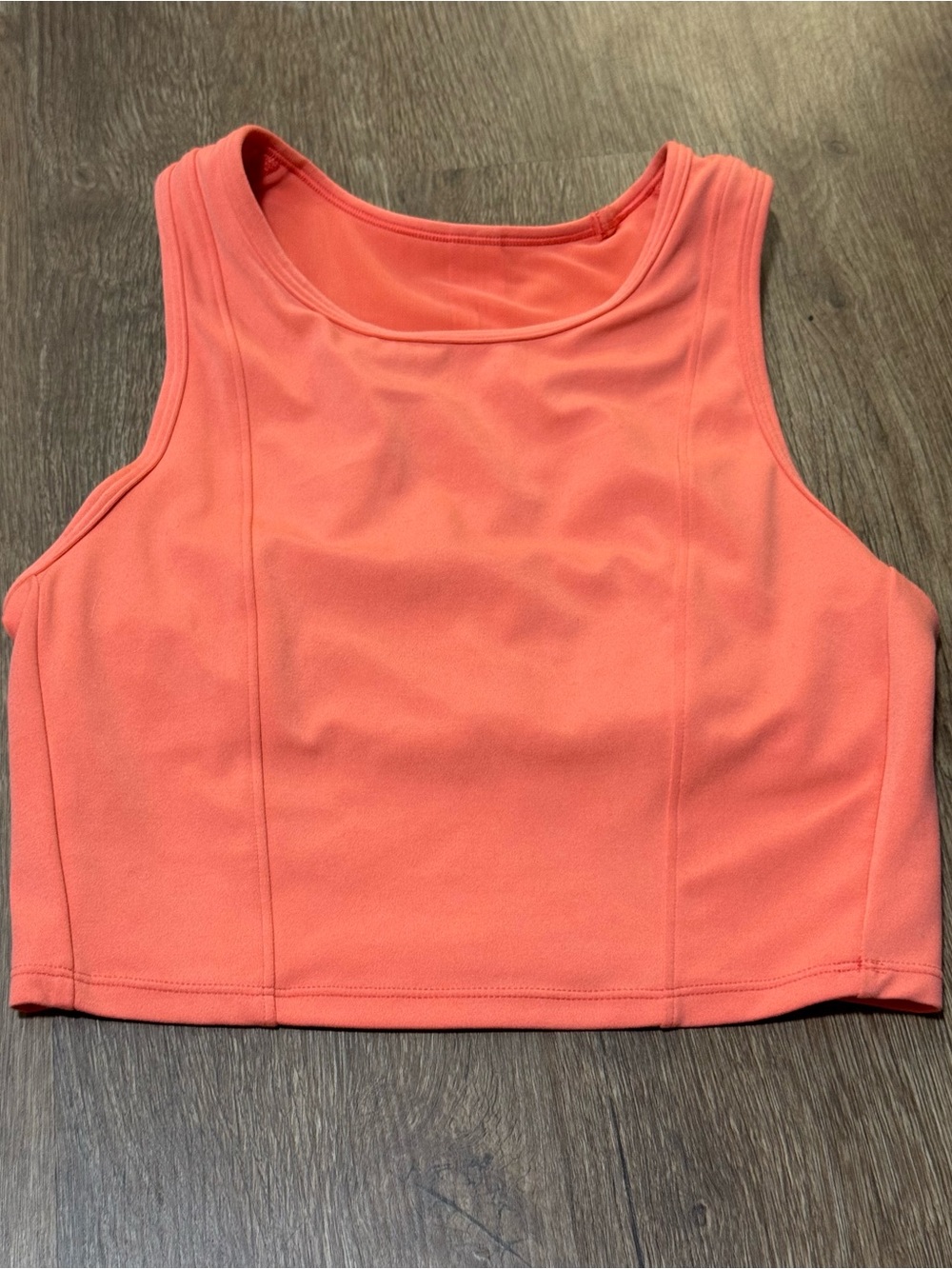 All In Motion Sport Tank Built In Bra Wide Strap Pink Coral Athletic Size Small